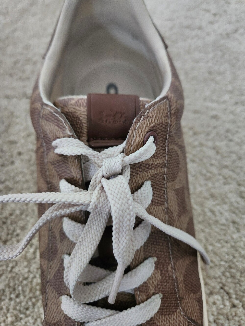 Coach Lowline Luxe Signature Canvas Low Top Sneaker Sz 9 - Picture 5 of 10